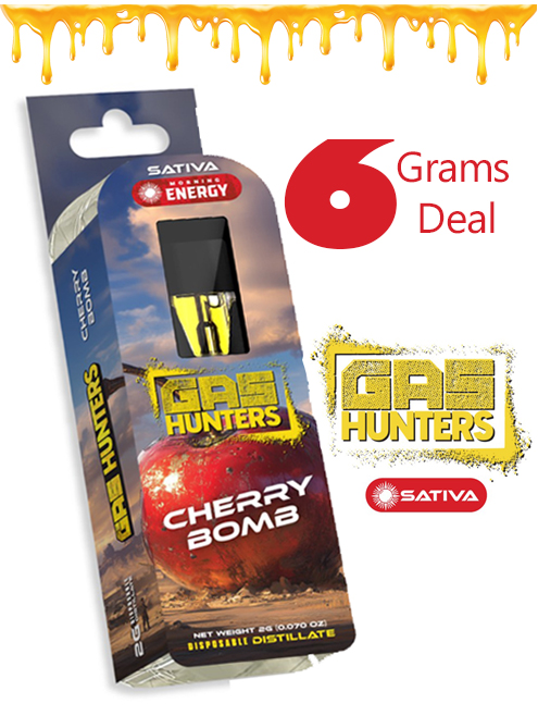 6 G GAS Hunters Vape - 6 Grams deal