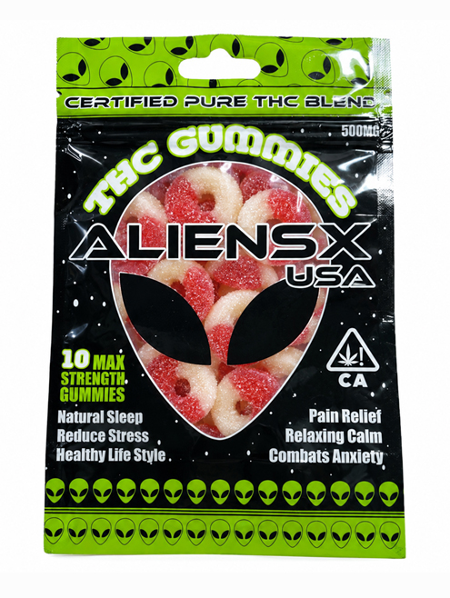 Alies x Gummies 500mg THC Flavors