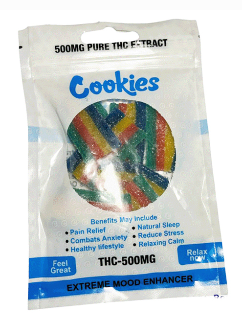 Cookies Gummies 500mg THC Flavors